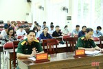 Bồi dưỡng kiến thức quốc phòng - an ninh cho 87 chủ doanh nghiệp trên địa bàn TP Hà Tĩnh