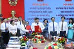 Tiếp tục vun đắp mối quan hệ hữu nghị giữa TP Hà Tĩnh và huyện Pạc Xăn