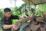 40 cán bộ, chiến sỹ Trung đoàn 841 giúp xã Hương Lâm xây dựng nông thôn mới