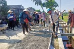 Lộc Hà huy động hơn 48 tỷ đồng nâng chất nông thôn mới