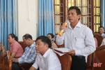 Cử tri Can Lộc, Nghi Xuân kiến nghị Quốc hội các chính sách về nông nghiệp