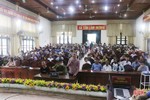 Xét xử lưu động vụ án liên quan đến ma túy tại xã Tân Lâm Hương