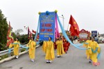 Đặc sắc lễ rước cấp thủy lễ hội Đền Cả - Dinh Đô quan Hoàng Mười