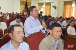Lãnh đạo huyện Lộc Hà đối thoại với gần 200 cán bộ thôn, tổ dân phố