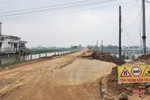Dự án đường liên huyện Can Lộc - Lộc Hà chậm tiến độ, ảnh hưởng đến cuộc sống người dân