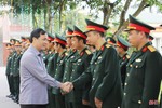 Bí thư Tỉnh ủy Hoàng Trung Dũng chúc tết các đơn vị lực lượng vũ trang