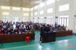 TAND huyện Thạch Hà xét xử lưu động vụ án buôn bán, tàng trữ pháo trái phép