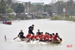 Tưng bừng lễ hội đua thuyền truyền thống phường Trung Lương