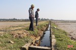 Kênh cấp nước sản xuất nông nghiệp ở 3 xã phía Bắc Cẩm Xuyên xuống cấp