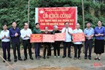 Khởi công xây dựng 4 nhà đại đoàn kết cho hộ nghèo ở Hương Khê