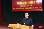 TX Hồng Lĩnh: Hơn 400 cán bộ, đảng viên học tập Nghị quyết Trung ương 6
