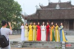 Phụ nữ Hà Tĩnh hào hứng tham gia cuộc thi áo dài