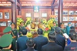 Lãnh đạo Hà Tĩnh dâng hương tưởng niệm Trung tướng Đồng Sỹ Nguyên