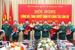 Bộ CHQS tỉnh Hà Tĩnh công bố các quyết định luân chuyển, điều động, bổ nhiệm cán bộ
