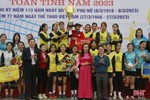 Đội Hương Sơn giành giải nhất Giải Bóng chuyền nữ toàn tỉnh năm 2023