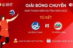 Tứ kết Giải bóng chuyền nam thanh niên Hà Tĩnh: huyện Kỳ Anh vs TX Hồng Lĩnh
