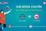 Giải Bóng chuyền nam thanh niên: TP Hà Tĩnh vs Đại học Hà Tĩnh