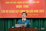 40 thí sinh tranh tài giảng dạy chính trị tại Can Lộc