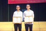Hà Tĩnh: Niềm vui vô bờ của gia đình có hai con giành giải nhất, nhì học sinh giỏi quốc gia