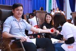 Tiếp nhận hơn 280 đơn vị máu trong ngày hội hiến máu ở huyện Can Lộc
