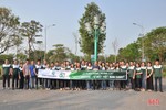 Vietcombank tài trợ TP Hà Tĩnh 250 triệu đồng trồng 1.000 cây hoa ban