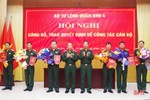 Bộ CHQS Hà Tĩnh có Tham mưu trưởng và Phó Chỉ huy trưởng mới