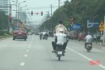 Xử lý trường hợp điều khiển xe máy “bốc đầu” trên đường phố Hà Tĩnh
