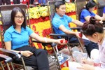 Ngày hội hiến máu ở Thạch Hà