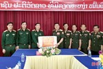 Bộ CHQS Hà Tĩnh chúc tết cổ truyền lực lượng vũ trang 3 tỉnh nước bạn Lào