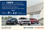 Hyundai Hà Tĩnh tiếp tục chương trình khuyến mãi tháng 4: SẮM XE CHẤT - MỪNG THỐNG NHẤT