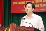 Huyện ủy Cẩm Xuyên đối thoại với hơn 150 cán bộ, hội viên nông dân