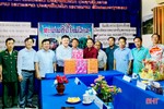 Lãnh đạo Hương Khê chúc tết Đảng bộ và Nhân dân huyện NaKai