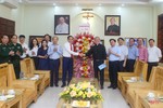 Lãnh đạo tỉnh chúc mừng Giám mục Chính tòa Giáo phận Hà Tĩnh