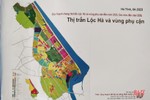 Nghe báo cáo đồ án quy hoạch chung thị trấn Lộc Hà và vùng phụ cận