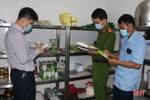 Ra quân kiểm tra an toàn vệ sinh thực phẩm tại TP Hà Tĩnh