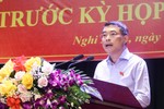 Chánh Văn phòng Trung ương Đảng Lê Minh Hưng tiếp xúc cử tri tại Nghi Xuân