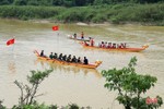 15 đội tranh tài đua thuyền trên sông Ngàn Phố