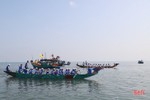 Thị trấn Thiên Cầm vô địch đua thuyền huyện Cẩm Xuyên năm 2023