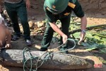 Hà Tĩnh: Đào đất làm nhà, phát hiện bom xuyên phá