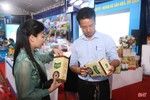 Hà Tĩnh giới thiệu các sản phẩm chủ lực tại hội nghị công bố Quy hoạch tỉnh và xúc tiến đầu tư
