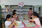 100% thư viện trường học ở Thạch Hà có đủ tài nguyên thông tin