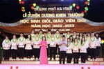 TP Hà Tĩnh tôn vinh 239 học sinh giỏi, giáo viên giỏi