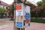 “Rác” quảng cáo tràn lan khắp phố phường Hà Tĩnh
