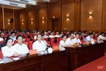 Quán triệt nội dung cuốn sách của Tổng Bí thư Nguyễn Phú Trọng tới cán bộ, đảng viên các cơ quan, doanh nghiệp Hà Tĩnh