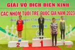 Hà Tĩnh xếp thứ 3 Giải Vô địch điền kinh các nhóm tuổi trẻ quốc gia