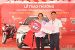 Agribank Hà Tĩnh II trao ô tô cho khách hàng trúng thưởng