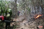 Gần 2 ha rừng keo ở Hương Sơn bị cháy