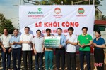 Vietcombank Hà Tĩnh tài trợ xây nhà đại đoàn kết tại thị xã Kỳ Anh
