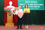 Công bố quyết định bổ nhiệm Phó Giám đốc Chi nhánh Ngân hàng CSXH Hà Tĩnh