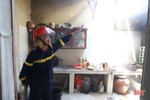 Kịp thời khống chế vụ cháy do rò rỉ bình gas ở Hương Sơn
